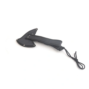 New design hot selling stainless steel outdoor survival hatchet with nylon string handle