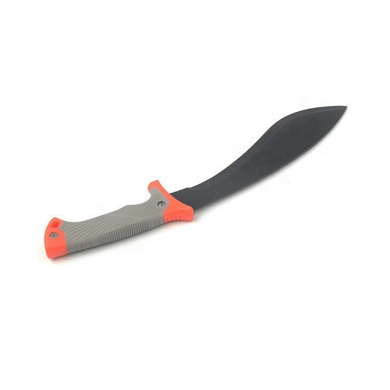 New professional outdoor survival knife matchet with TPR handle