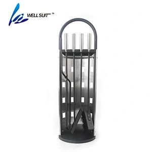 Hot selling modern stainless steel fireplace accessory