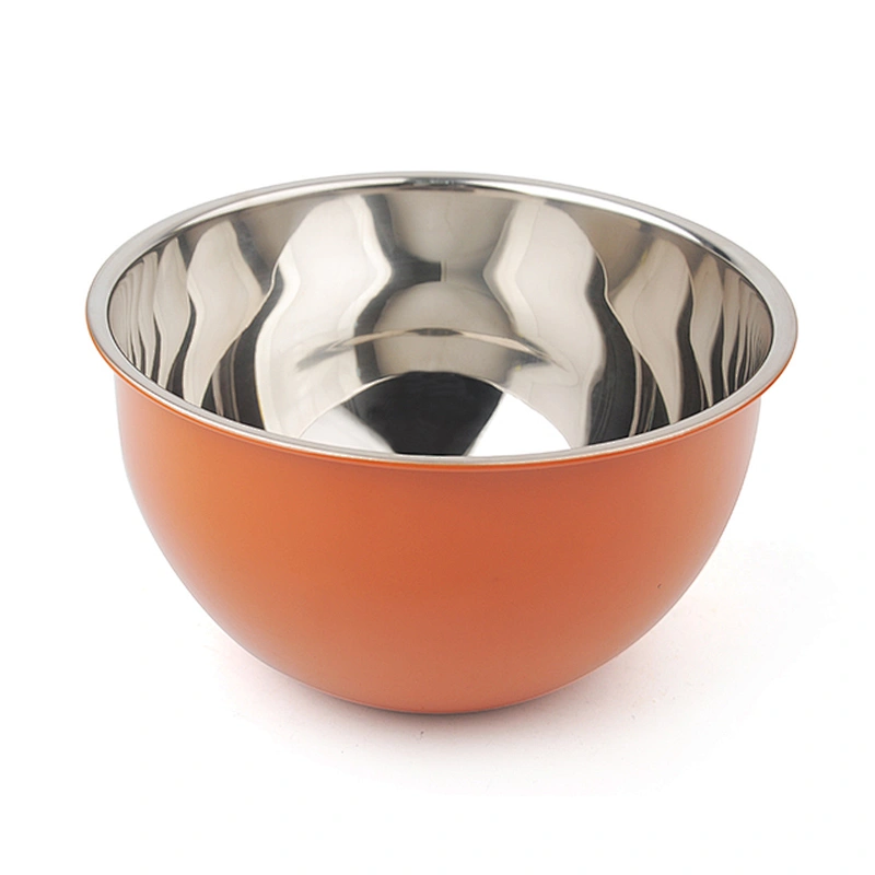 Stainless Steel Mixing Bowls Multi Color For Elegant Look Salad Bowl Painting Bowl