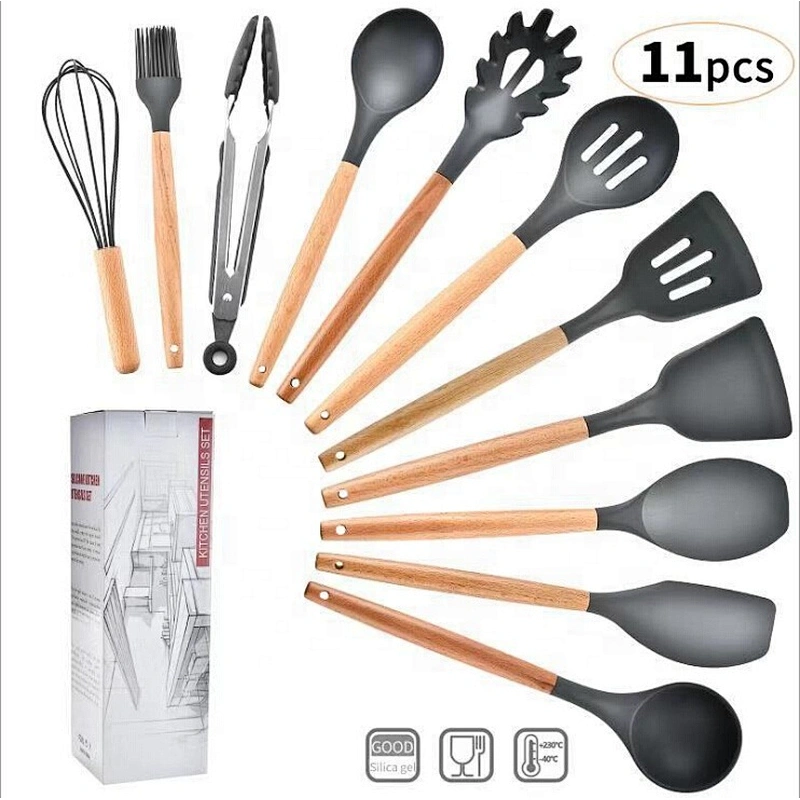 kitchen accessories set stainless steel COOK utensil cookware set with bone handle BBQ utensils set