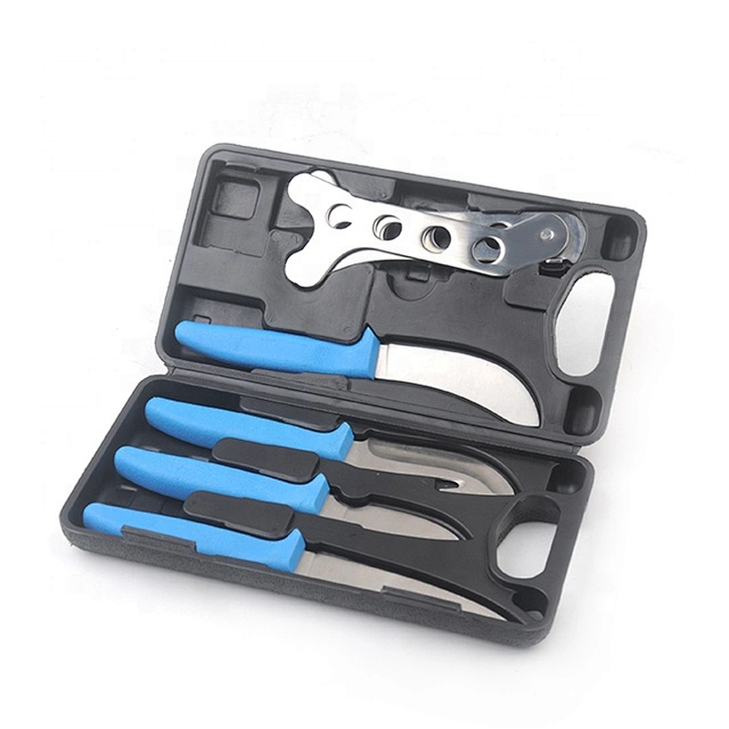Outdoor Camping Hunting Mulit Tools Kit Survival Knife Set with Carry Case