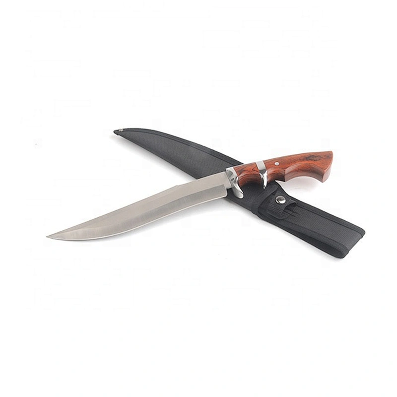 High Quality Hardness Stainless Steel Blade Pakka Handle Outdoor Survival Hunting Knife