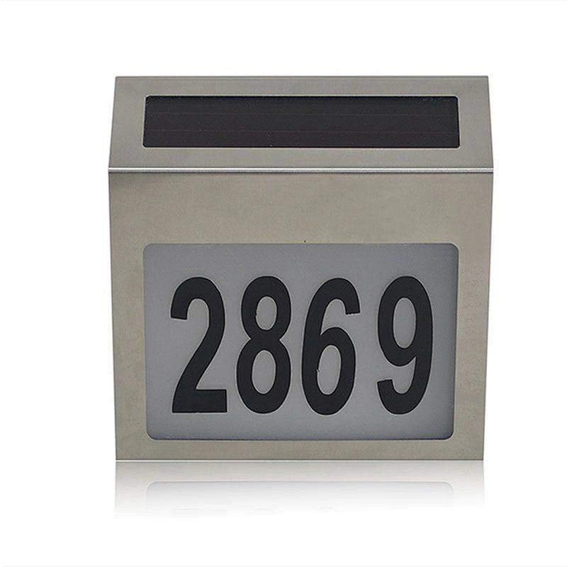 Hot sale stainless steel solar mailbox House garden Post box