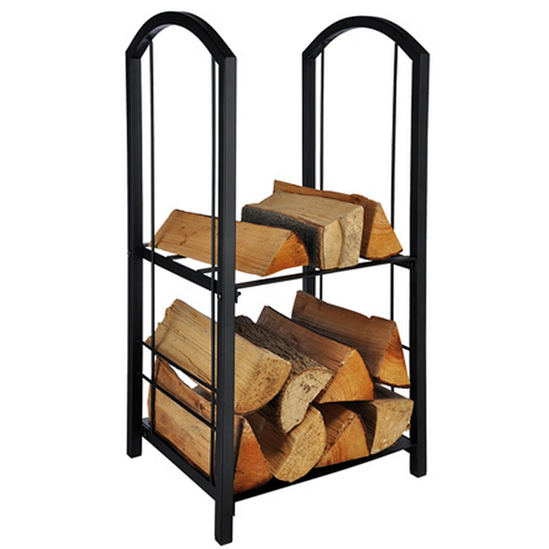iron cast firewood log rack holder