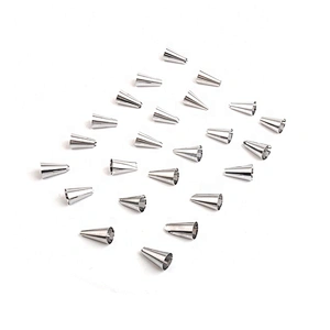 Seamless 304 Stainless Steel Cake Icing Nozzle Piping Tip