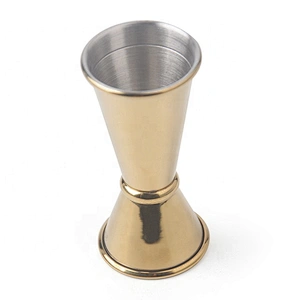 metal  measuring price  mini stainless steel slim double bell  custom bar jigger