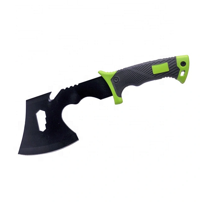 Multi-purpose Stainless Steel Outdoor Tool Hatchet Survival Camping Axe with non-slip handle