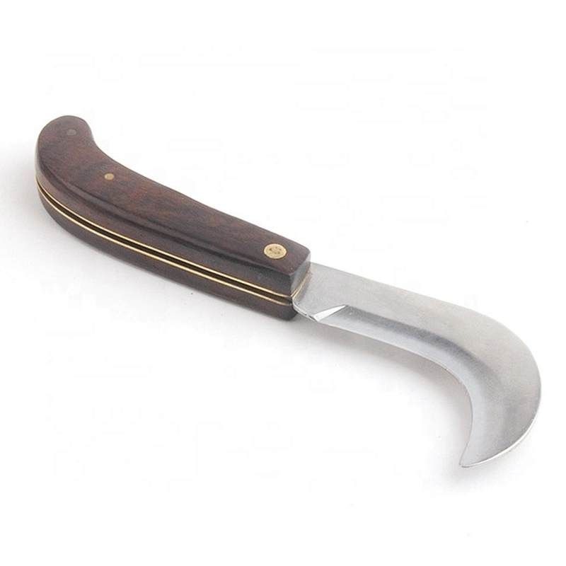 Rust-proof double blade folding Grafting knives  Wood Handle Stainless Steel Folding Pocket Knife