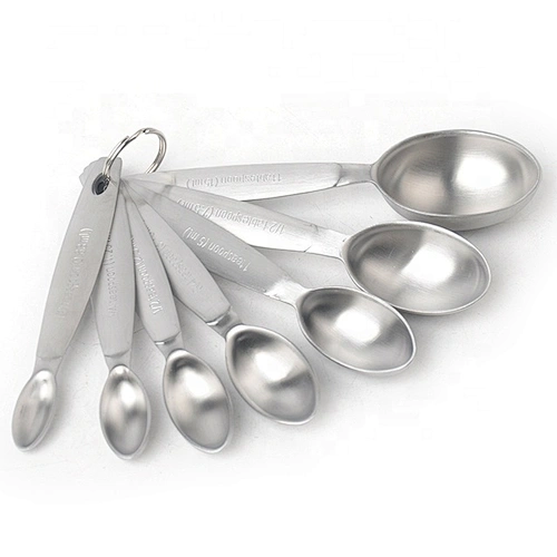 Amazon hot-selling food grade copper plating measuring spoons set