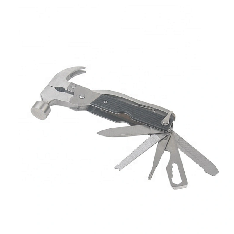 Stainless Steel Pocket Hand Tool Multi-Purpose Piler and Hammer