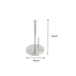 Stainless Steel Tissue Holder Towel Roll Metal Steel Countertop Rack Tissue Roll and Napkin Tissue Rack