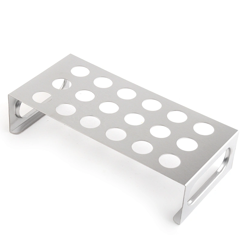 Stainless Steel Chicken Leg Wing  Stand Grill Rack with Drip Tray for Smoker Grill Oven