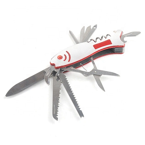 Colorful Fish Shape Multi Purpose Stainless Steel Folding Survival Pocket  Knife Tools 13 in 1