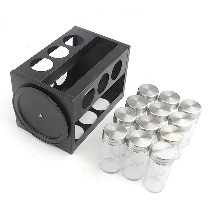 New style kitchen revolving spice rack for home kitchenware accessories