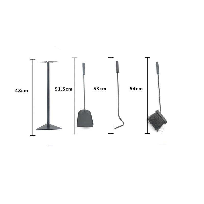 Cast iron fireplace grates coating outdoor fireplace garden 4pcs set
