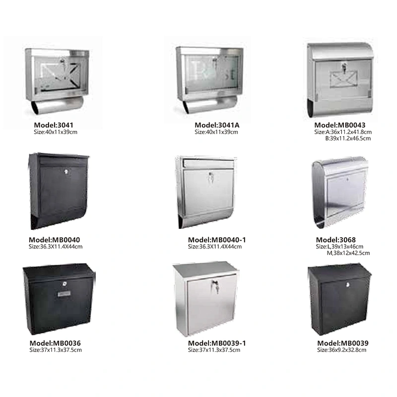 Modern wholesale stainless steel mailbox newspaper box