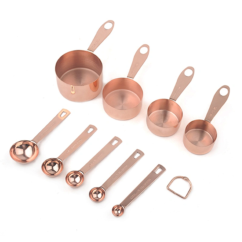 Copper plating measuring spoon measuring cup measuring jug