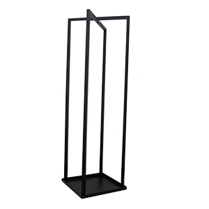 Indoor fireplace accessory metal smart log holder rack wrought iron firewood holder