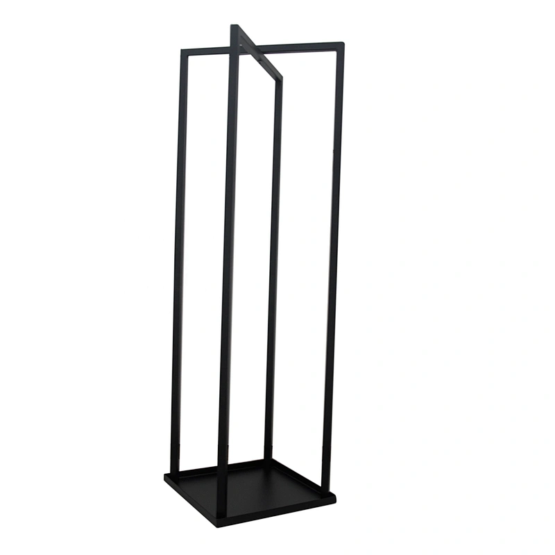 Indoor fireplace accessory metal smart log holder rack wrought iron firewood holder