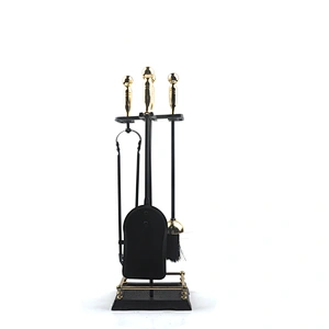 Traditional Free Standing outdoor fireplace 4pcs  Stainless Steel Fireplace tool set