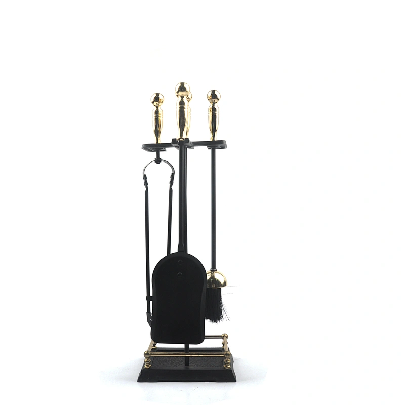 Traditional Free Standing outdoor fireplace 4pcs  Stainless Steel Fireplace tool set