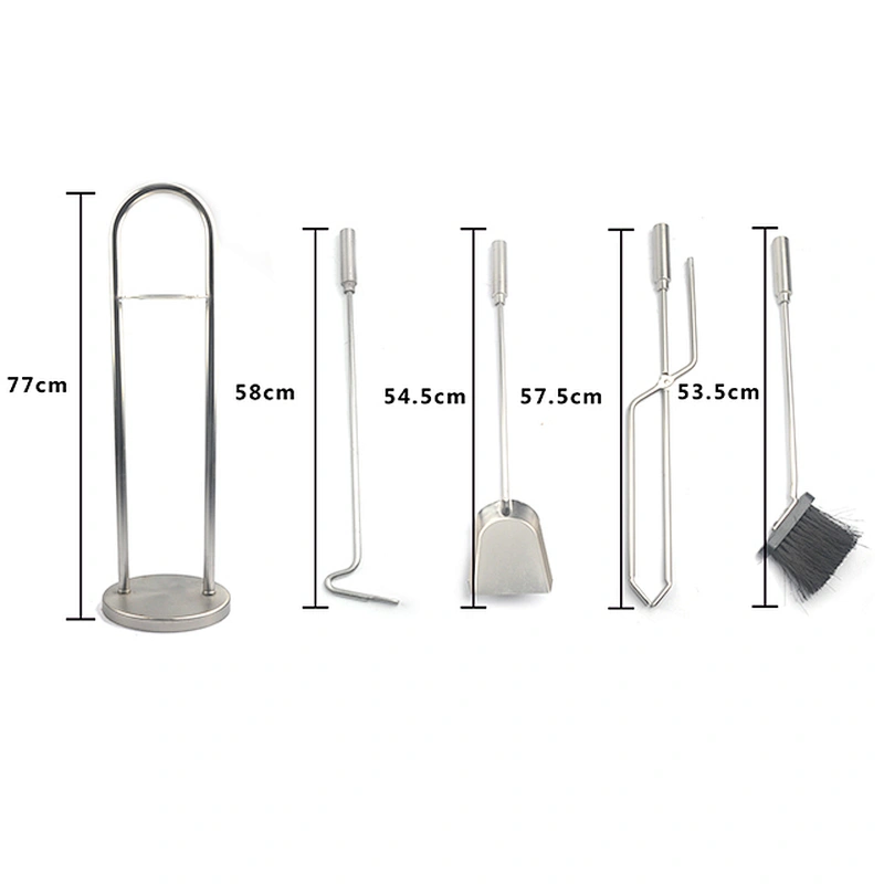 High quality indoor metal fireplace tool set