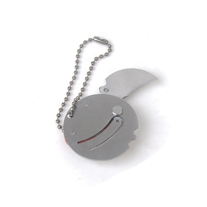 Multifunctional promotion mini gift knife with keychain