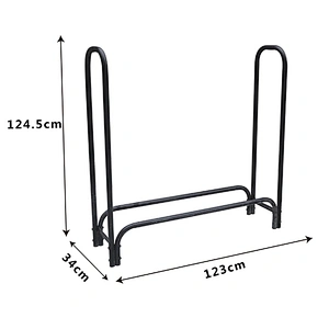 Log Rack Metal Fireplace Outdoor Rack High Quality Firewood Storage Log Holder