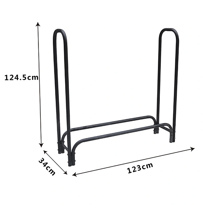 Log Rack Metal Fireplace Outdoor Rack High Quality Firewood Storage Log Holder