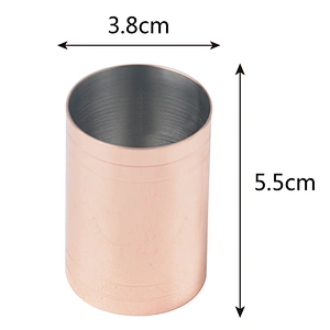 stainless steel measuring cocktail jigger