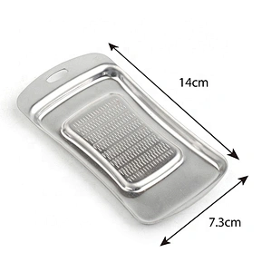 Food grade home use kitchen tools stainless steel garlic grater plate