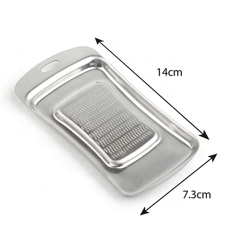 Food grade home use kitchen tools stainless steel garlic grater plate