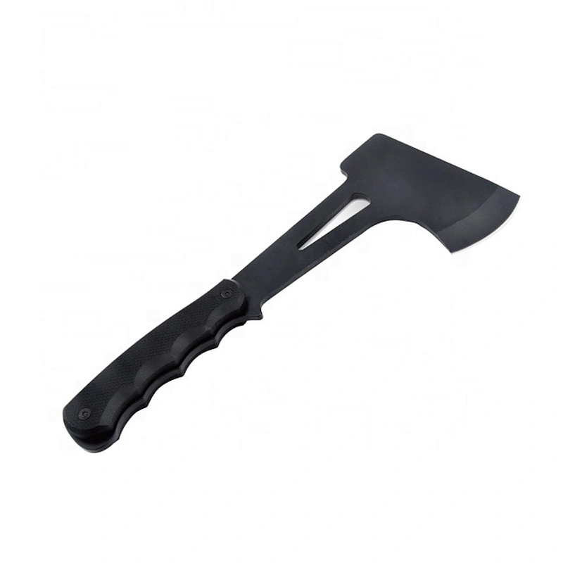 28cm Soft Handle Stainless Steel Survival Camping Axe Outdoor Tool Hatchet with G10 handle