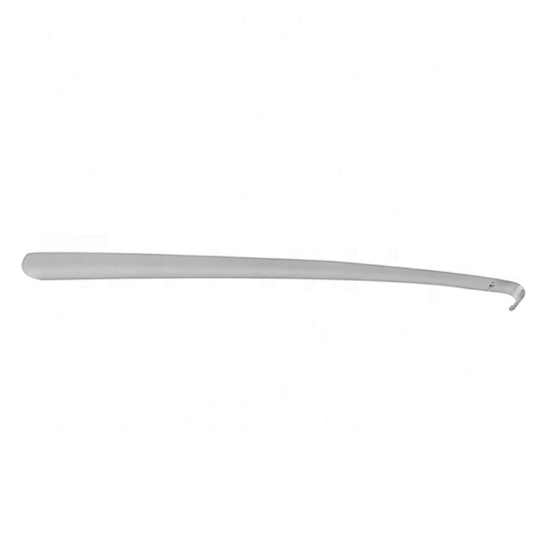 High quality durable novelty long handlel stainless steel metal shoe horn