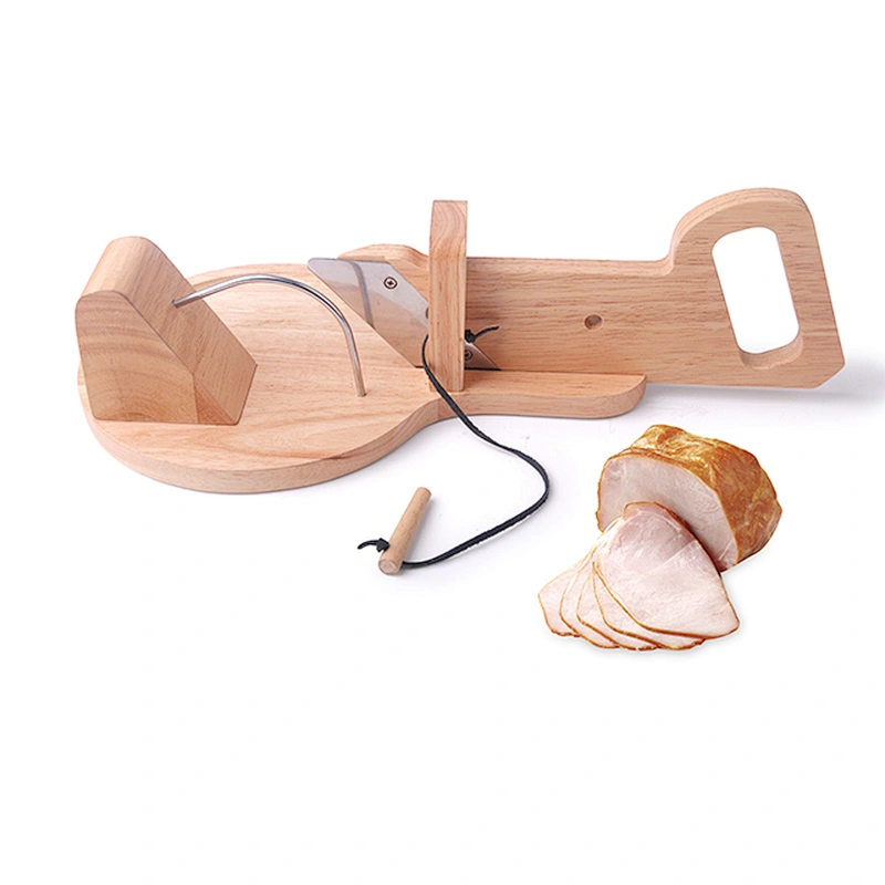 Hot selling good quality wood ham slicer sausage Guillotine