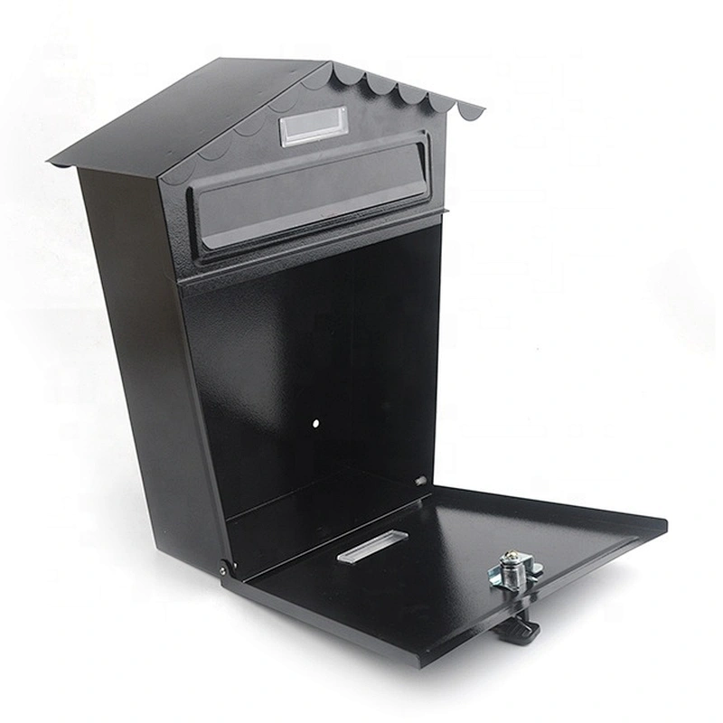 Classical metal letter post box stainless steel waterproof wall mount mailbox