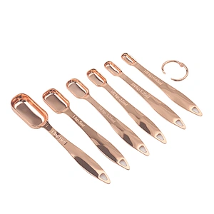 high quality copper stainless steel measuring spoon set