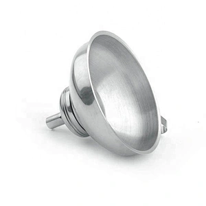 Kitchen Wide Mouth Stainless Steel Funnel metal funnel in different size
