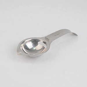 Stainless Steel Egg Separator Long Handle Egg Strainer