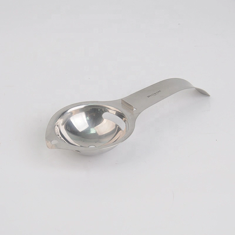 Stainless Steel Egg Separator Long Handle Egg Strainer