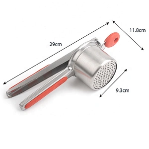 Food grade stainless steel fruit masher manual potato ricer