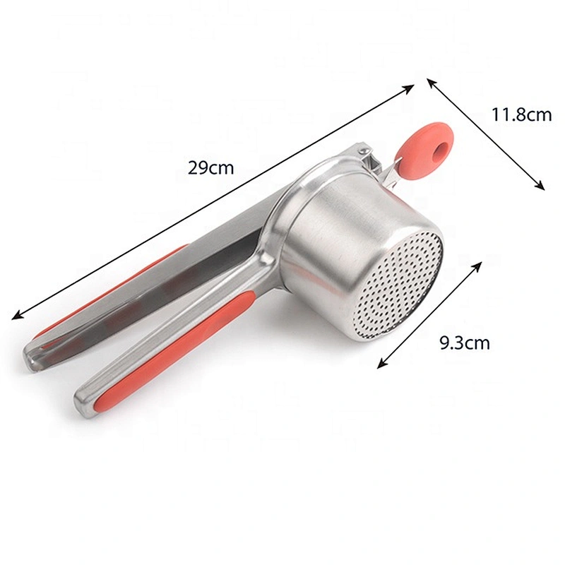 Food grade stainless steel fruit masher manual potato ricer
