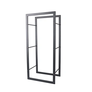 Hot selling metal with black powder coating Large size log holder