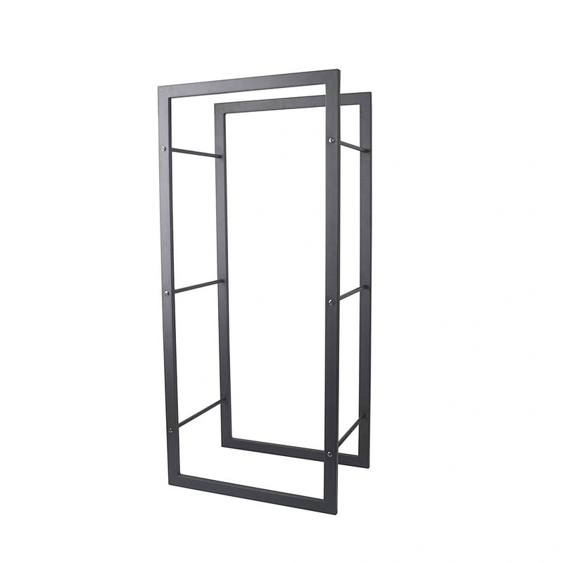 Hot selling metal with black powder coating Large size log holder