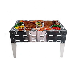 Folding BBQ Coal Grill Portable Grill  Outdoor BBQ grill charcoal