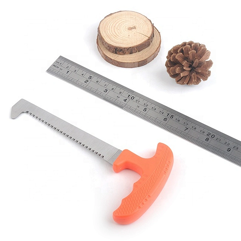 Professional Stainless Steel Blade Wood Hunting Cutting Hand Saw with Soft Handle