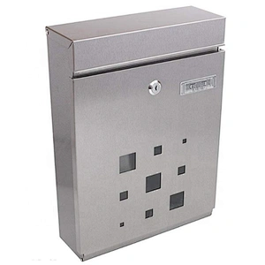 wall amounted water prood rust resistant mailbox with lock