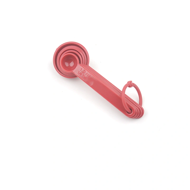 Set of 5pcs Creative Colorful Plastic Measuring Spoons
