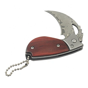 LOW MOQ Damascus steel camping multifunction folding pocket knife